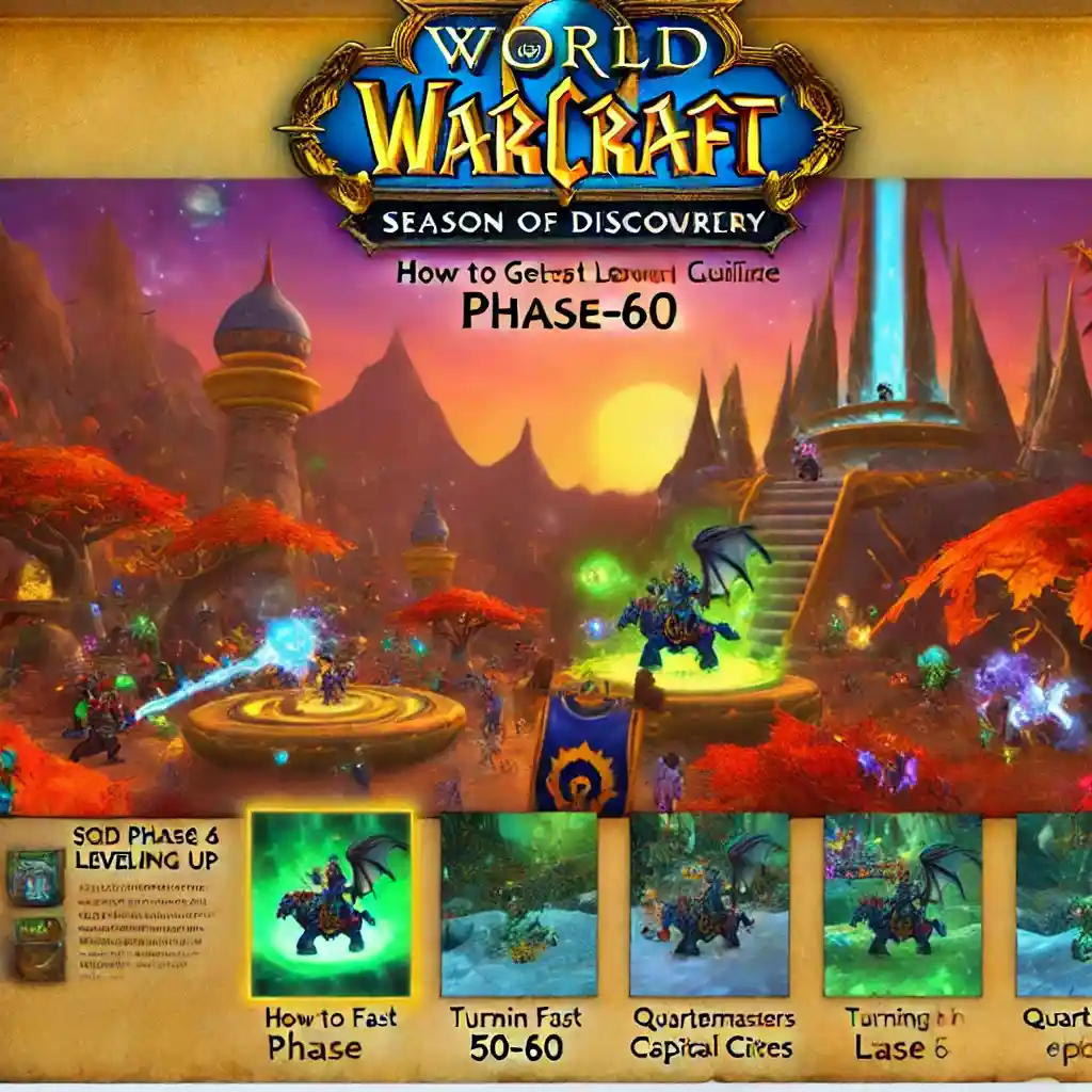 Sod Phase 4 Leveling Guide - How To Get Fast 50-60 Level | Epiccarry Sod Speed Leveling