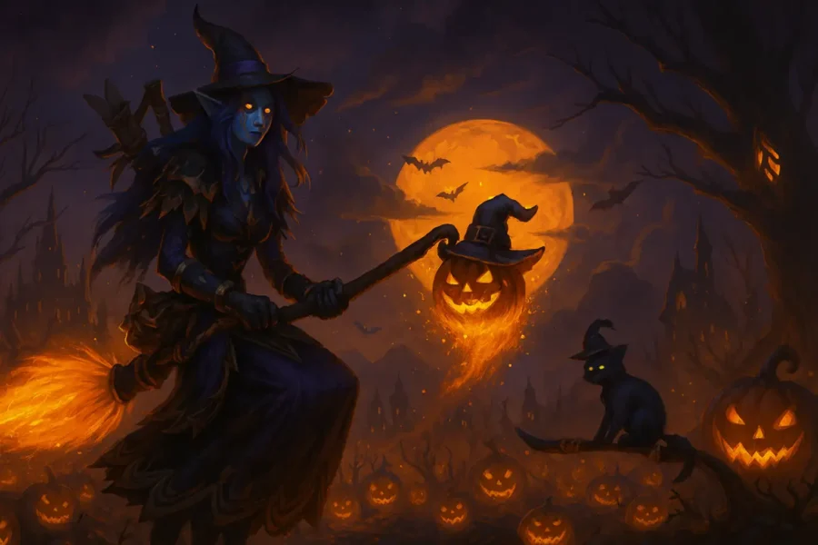 Wow Hallow’s End 2025 Guide: The War Within Rewards, Mounts, Achievements &Amp; Events | Epiccarry World Of Warcraft Hallow’s End Armor &Amp; Costumes Guide – Horse Tail Costume, Mounts, And Treats